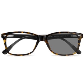 Dollger Blue Light Cut Glasses, Dimming Sunglasses, Date Glasses, Blue Light Cut Glasses, No Prescription, UV Reduction Glasses, Lightweight, Men's, Women's, Unisex, Tortoiseshell, M
