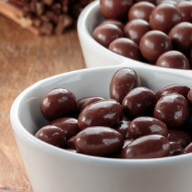 Yupik 45% Dark Chocolate & Coconut Coated Almonds, 2.2 lb (35.2 oz), Gluten-Free, Kosher, Whole Roasted Nuts, Crunchy Almonds Dipped in Chocolate and Coconut Coating, Chocolate Candy, Sweet Snacks