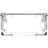 Cruiser Accessories 19003 Palm Tree License Plate Frame, Chrome