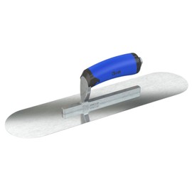 Razor Stainless Steel Pool Trowel – 18" x 4" Comfort Wave Handle | Premium Ground, Short Shank, Professional Grade