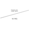 10 PCS 30CM Stainless Steel Solid Round Rods (diameter: 3mm)