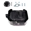 JMCHstore Upgraded OEM Exhaust Muffler w/Deflector for Harbor Freight Predator