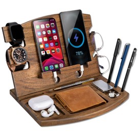 Organizador de Escritorio para Celular con Estación de Carga                                                                                          