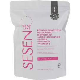 SESEN - Colágeno Hidrolizado en Polvo 500 g - Ácido Hialurónico, Biotina, Vitamina E, Suplemento Alimenticio, Péptidos de Colágeno en Polvo, Collagen Peptides