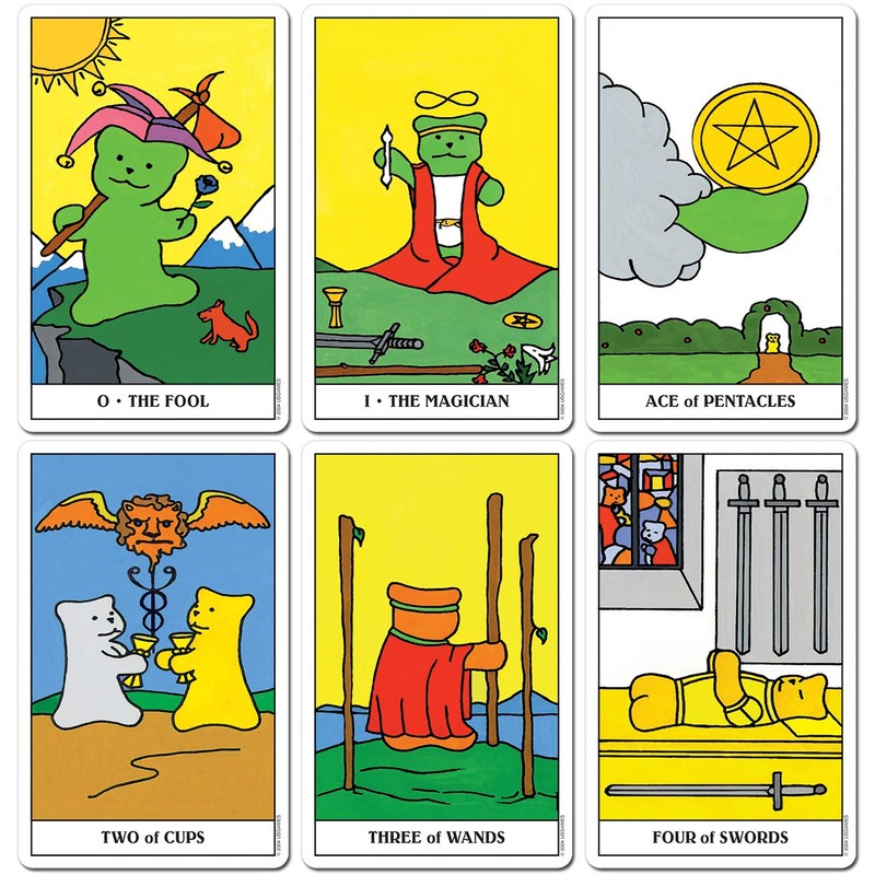 LANG Tarot Card, Weighted Edition (Gummy Bear, Tarot in Can),