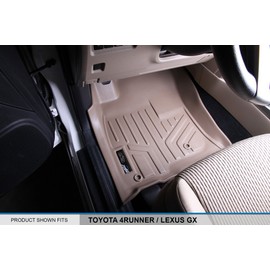 SMARTLINER Custom Fit Floor Mats 1st Row Liner Set for 2010-2013 Lexus GX