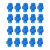 20pcs Professional Cardiopulmonary Resuscitation Face Shield Replacement One Way Valve