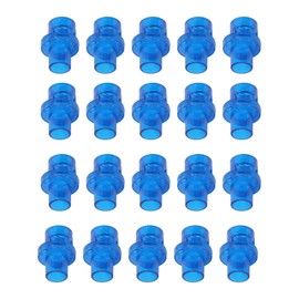 20pcs Professional Cardiopulmonary Resuscitation Face Shield Replacement One Way Valve Accessory Blue