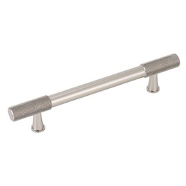 Eldurwork 5 Pack Kitchen Cabinet Pull 3.78 inch Hole Center Drawer Pull Nickel Cabinet Hardware Handle for Dresser Cupboard and Bathroom Fixture