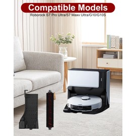 Cotepi Staubsauger-Reinigungs-Tankfilter, Reinigungsb1rste, f1r Roborock S7 Pro Ultra, S7 Maxv Ultra, Reinigungs-Tankfilter Zubeh?r, Walzenb1rst Staubsauger Zubeh?r