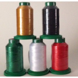 Isacord Embroidery Thread 1000m Christmas Kit
