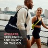 Gainful Sobres de polvos hidratantes sin cafeína con electrolitos clave,
