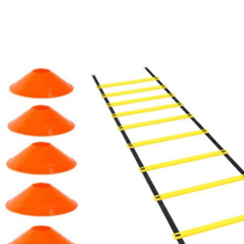 Agility Ladder 12 Rung 20ft Speed Training Ladder Equipment Set