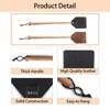 DEBETOOL 2 Pack Sturdy Leather Fly Swatter for Indoors -