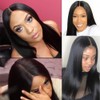 Brazilian 2x6 HD Lace Closure Human Hair Transparent Lace Closure