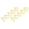 100pcs Paper Clip Foot Shape Cute Anti Slip Portable Paperclip