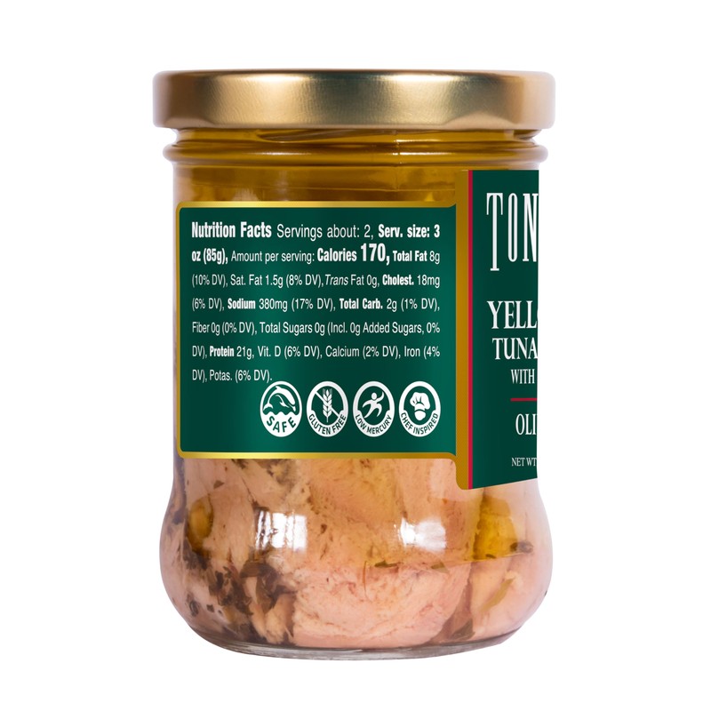 Tonnino Tuna Yellowfin (Pack of 1, Jalapeno)