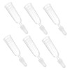 Ipetboom 6pcs Ampule Tips Transparent Liquids Dispensing Applicator Caps Replacement