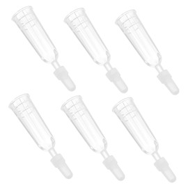 Ipetboom 6pcs Ampule Tips Transparent Liquids Dispensing Applicator Caps Replacement Accessories for Ampoule Bottles Practical Medical and Laboratory Use