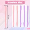 6 PCS Eyebrow Wax Sticks Non-stick Wax Spatulas Silicone Spatula