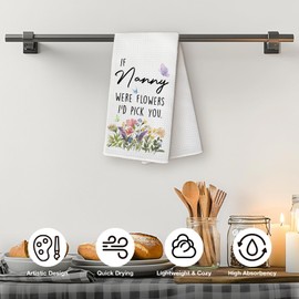 YLZlhb 032-1XLtowel-if Nanny Home, Kitchen, Kitchen, Dining, Kitchen, Table Linens, Dish Cloths, Dish Towels