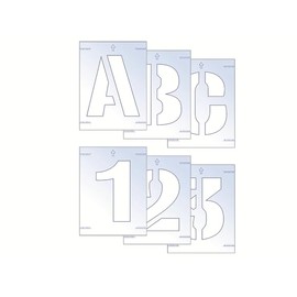 Scan 9406 100mm Letter and Number Stencil Kit
