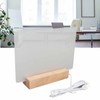 Dry Erase Board 220x150mm Acrylic White Planning Board Reusable with