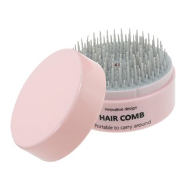 WOONEKY Portable Travel Hair Brush Massaging Scalp Massage Brush for Women Compact Size