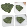 Gatuida 2pcs Natural Jade Scalp Massage Comb Multi Functional Facial