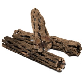 SunGrow Hermit Crab Woods, Climbing Logs, Chews, Keep Hermies Busy and Active, Long Dried Aquarium Décor Adds Raw Beauty, 3 Pcs