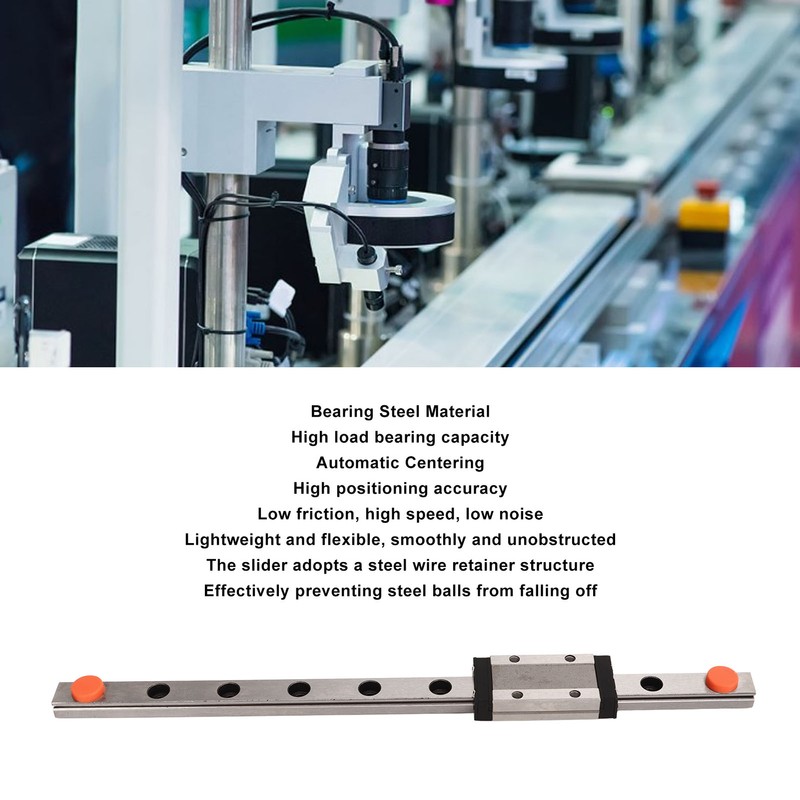 Linear Rail Guide 200MM MGN9H Linear Sliding Rail Guide and