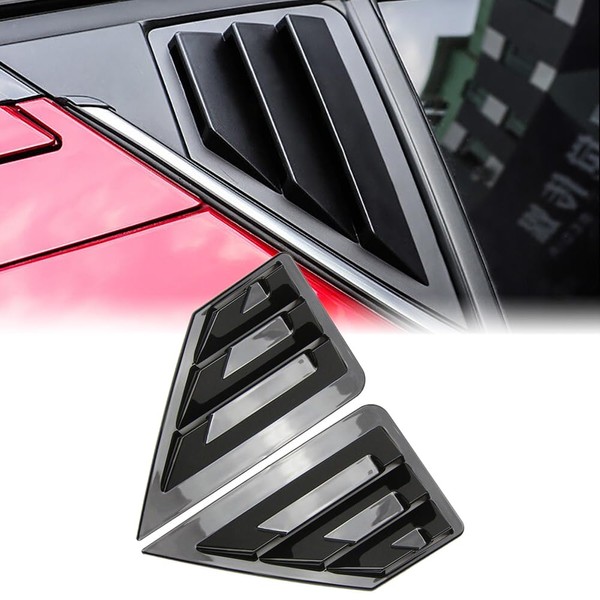 Dreamseek Rear Side Window Louvers for Toyota C-HR CHR 2018
