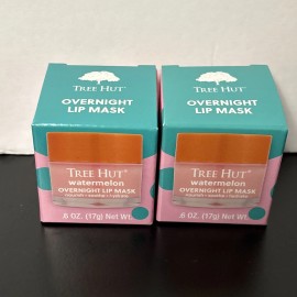 Tree Hut *NEW 2 PACK* Tree Hut Watermelon Overnight Lip Mask - 0.6oz Each