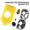 Hoypeyfiy Lawn Mower Carburetor Diaphragm Kit Gasket Air Filter Primer