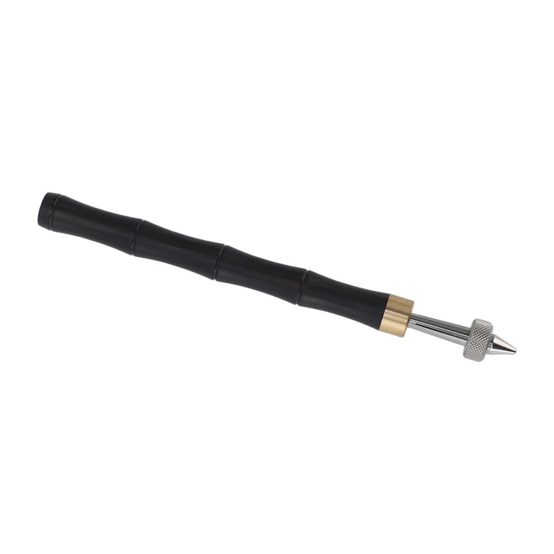 Pin Vise Hand Drill Wooden Handle Comfortable Grip Portable Pin
