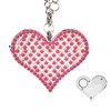 Self Defense Alarm Heart Shape Security Protect Personal Alert(Silver)