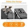 VYLEE European Travel Plug Adapter, 45W Universal Power Adapter with