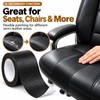 5m Self-Adhesive Leather Repair Tape – Black Furniture & Sofa