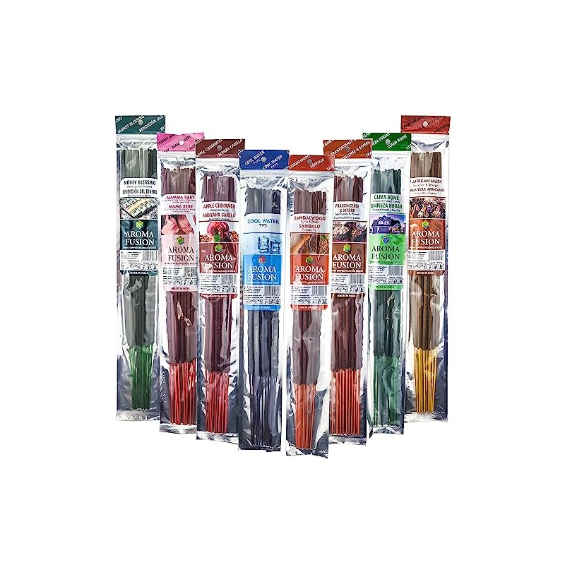 19" Jumbo Hand Dipped Premium Incense (10-Stick Pack) - Choose