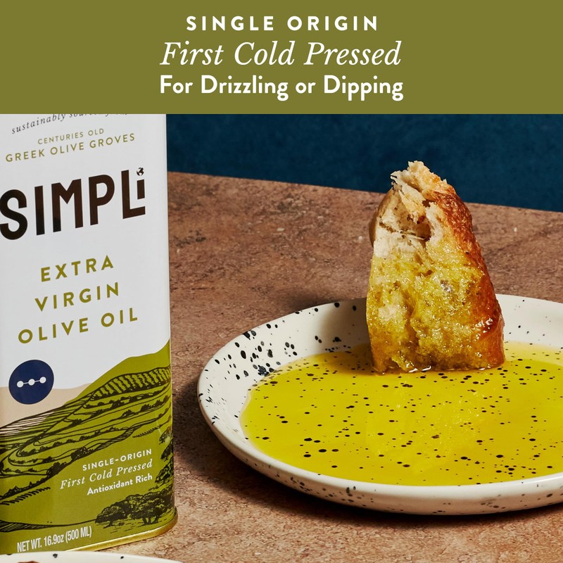 SIMPLi 100% Greek Extra Virgin Olive Oil, Olive Oil Extra
