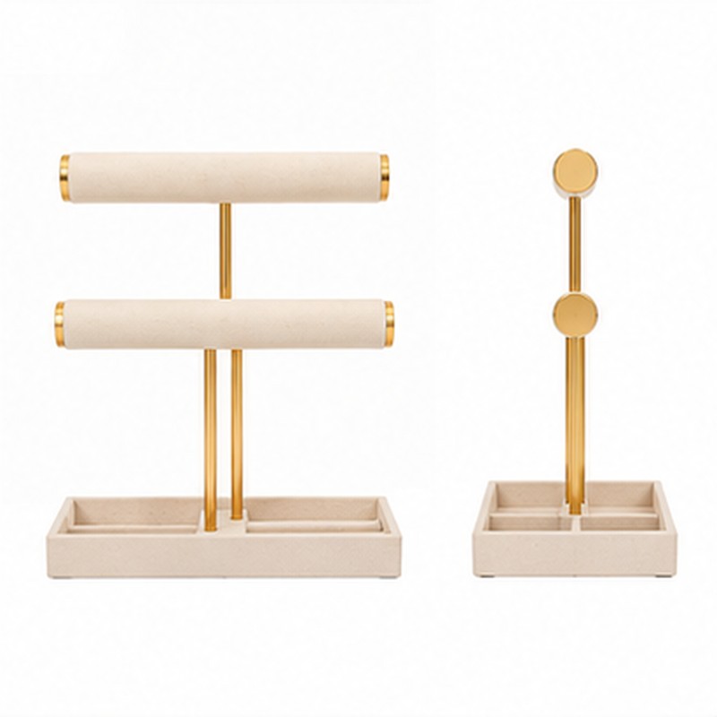 Two-Tier Bracelet and Bangle Organizer Stand for Jewelry Display –