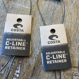 Costa Del Mar 2 X Costa Del Mar C-Line Eyewear Leash NEW strap, retainer, black Retain Strap
