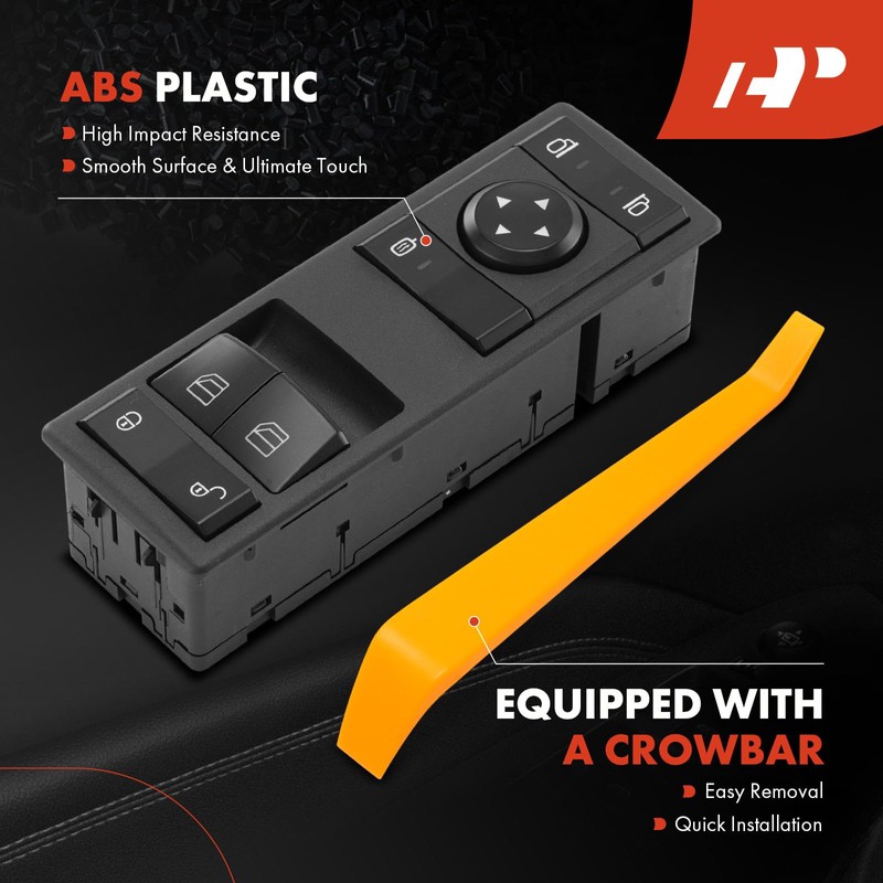 A-Premium Power Window Switch Compatible with Freightliner Cascadia 2017, Left
