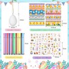 LIHAO Pack of 12 Easter Eggs for Painting White Eggs