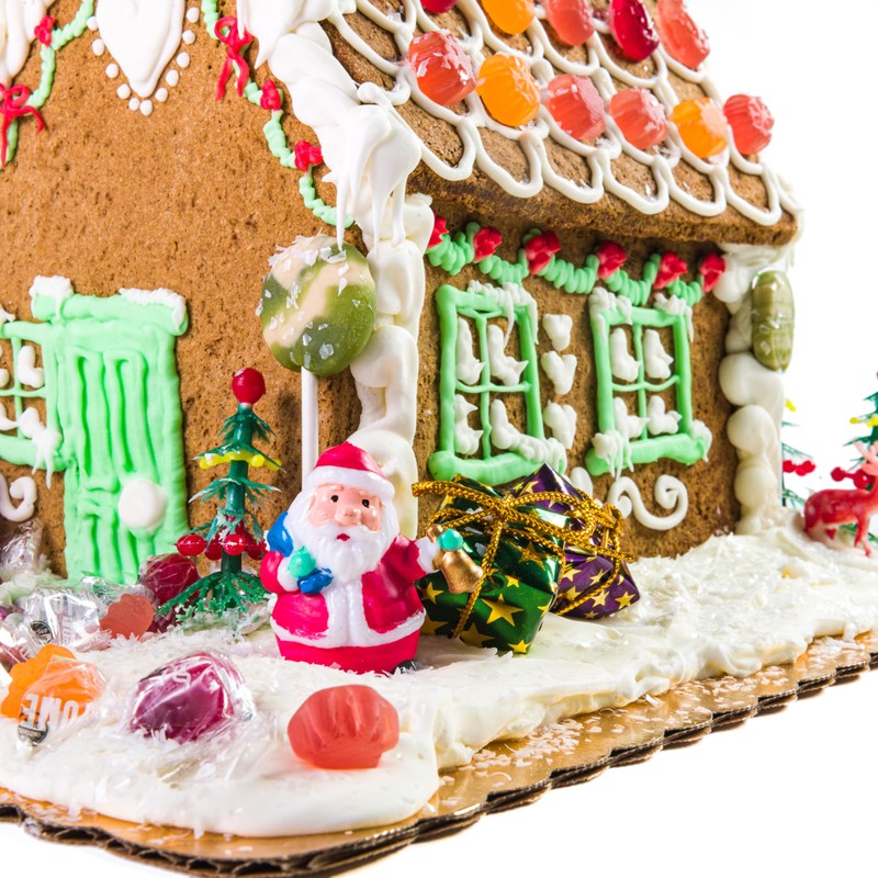 Vegan Allergen-Friendly Gluten-Free Cookie House Kit – 6 Pre-Baked Pieces,