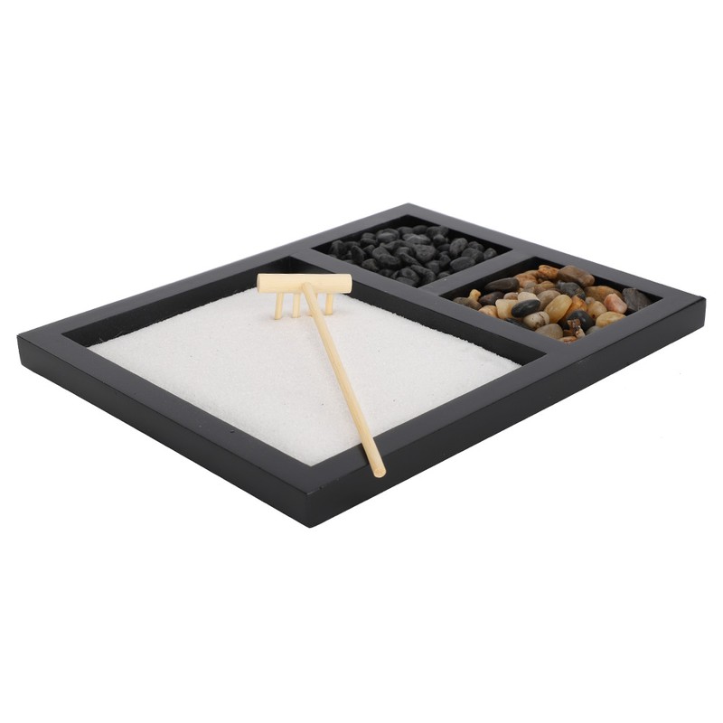 Zen Garden Sand Tray Decoration Desktop Micro Landscape Ornament Craft