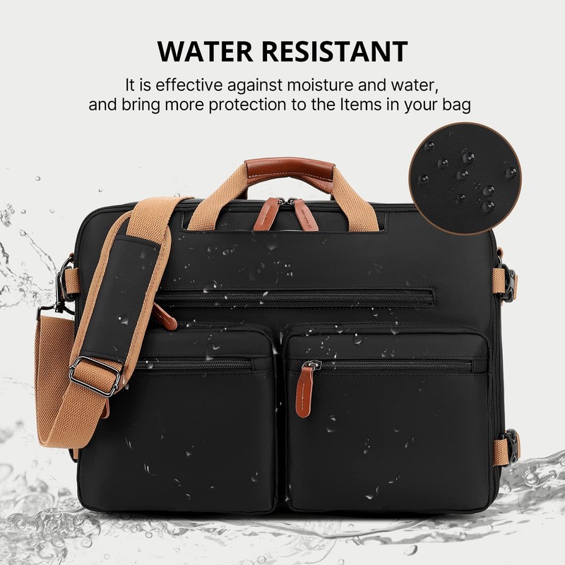 MOLNIA Expandable Laptop Backpack, 3 in 1 Laptop Bag, 17.3