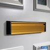 Xfort MailPlate Slimline 12" Letterplate Satin Brass, Premium Draught Proof