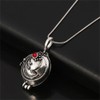 PSL Elena Gilbert Vervain Antique Silver Tone Crystal Pendant Necklace
