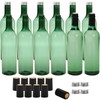 WUWEOT 12 Pack Plastic Wine Bottles, 750ml Empty Bordeaux-Style Liquor
